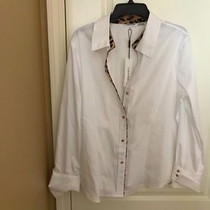 Calvin Klein Women’s White Dress Shirt.